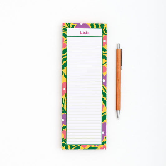 Lists Pad - Blumen - Smock
