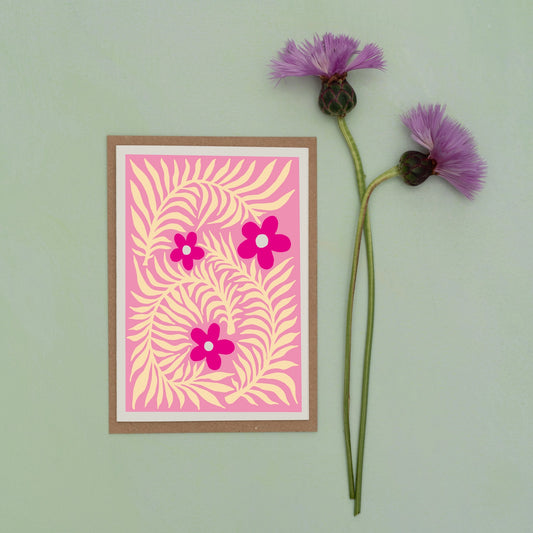 All Occasions Greetings Card - Blumen Pop 2