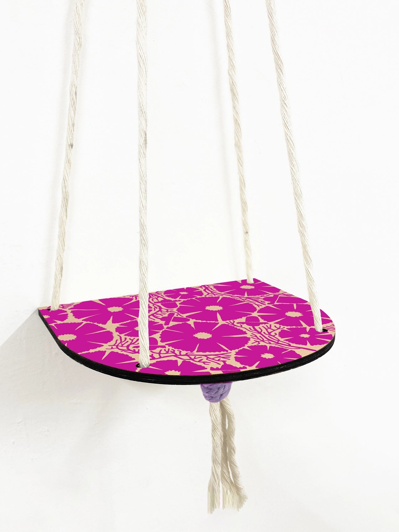 Hanging Plant Shelf - Cosmos Fuchsia
