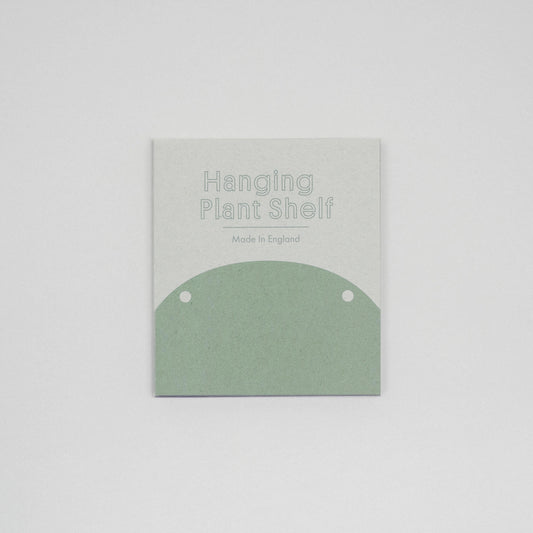 Hanging Plant Shelf Small - Green Wash