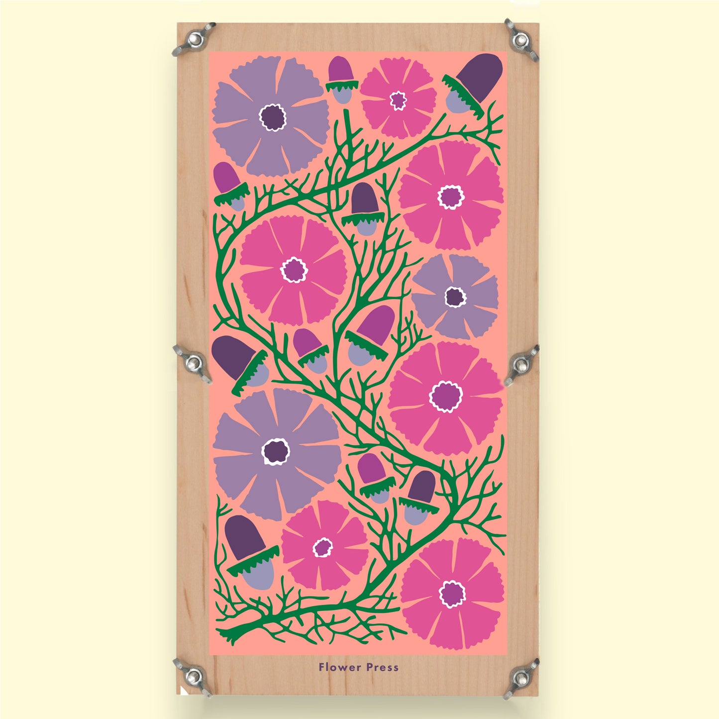 Large Flower Press - Cosmos Design
