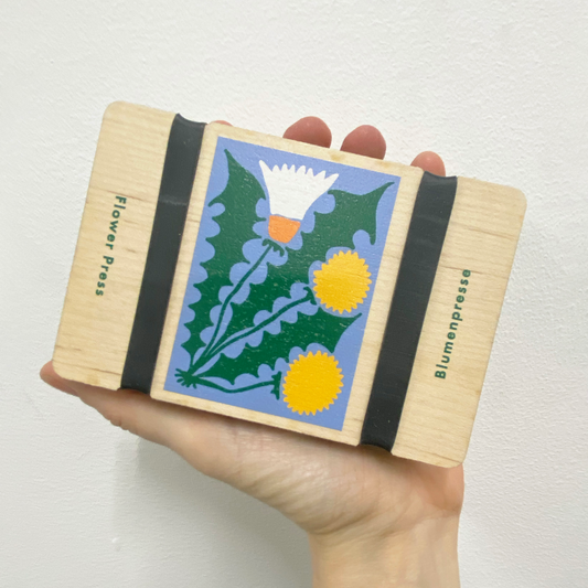 Mini Flower Press with Dandelion Design by Studio Wald