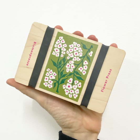 Mini Flower Press with Floral Design by Studio Wald