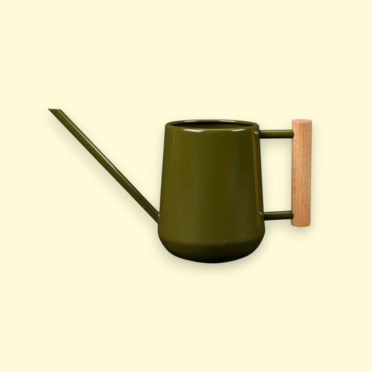 Olive Green Indoor Watering Can