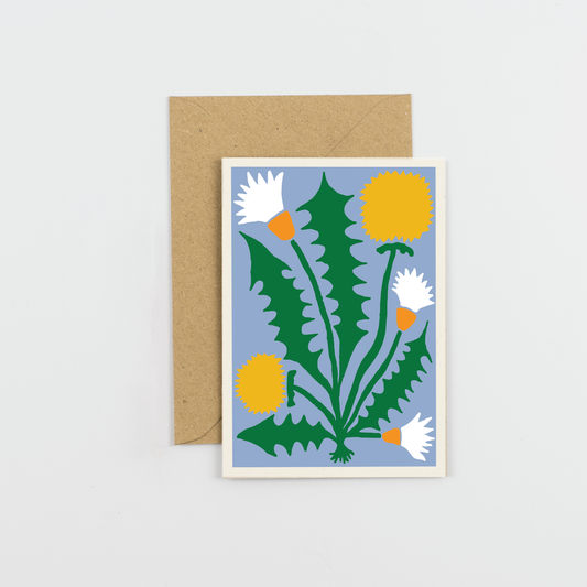 All Occasions Greetings Card - Dandelion