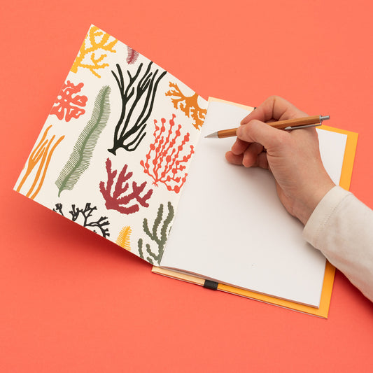 A5 Notebook + Folder - Seaweed
