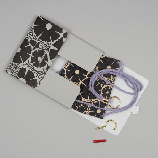 Hanging Plant Shelf Small - Cosmos black