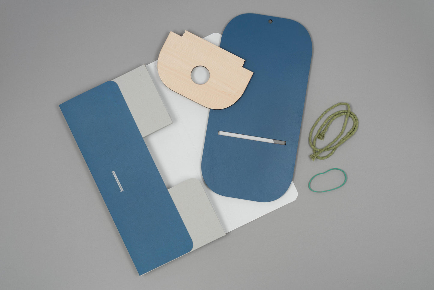 Dried Flower Shelf - Blue Wash