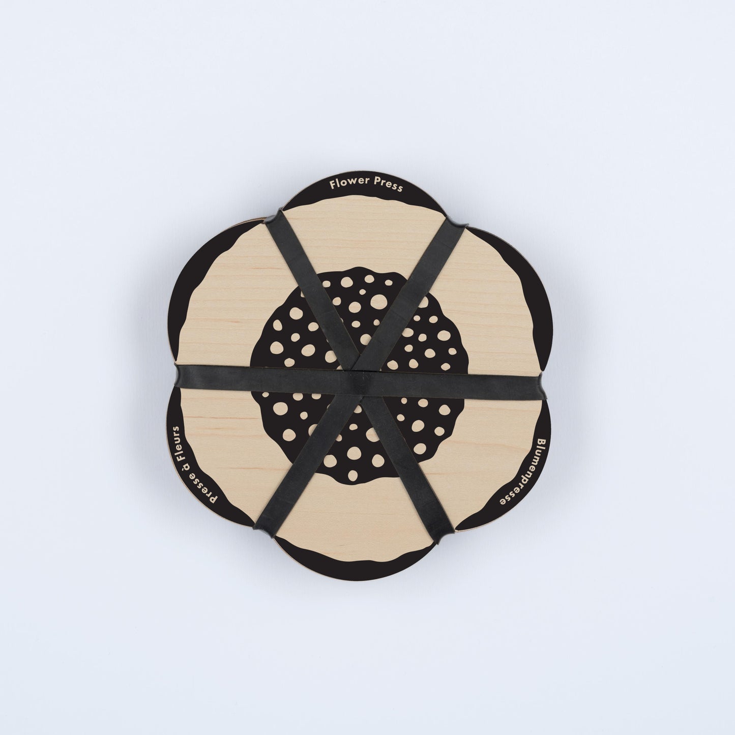 Flower Shaped Press - Dotted Silhouette