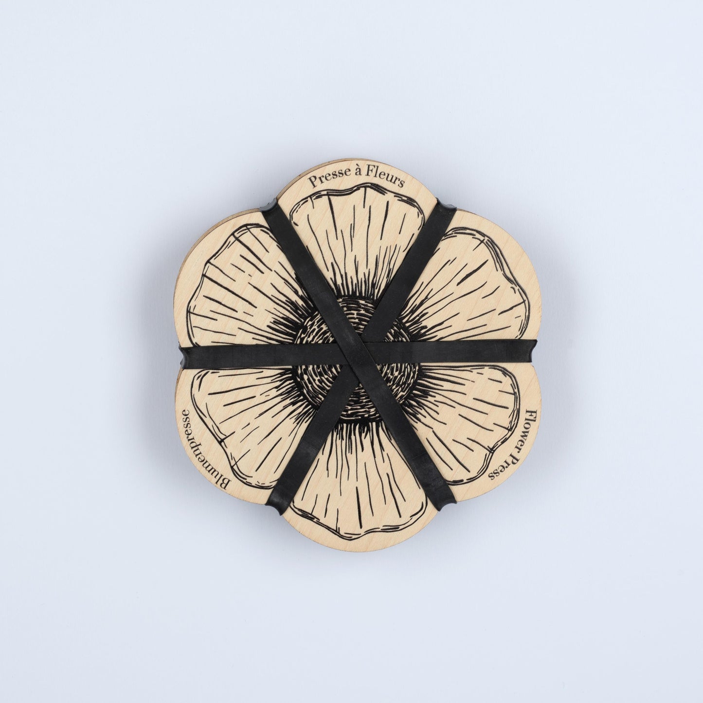 Flower Shaped Press - Cosmos Line Drawing