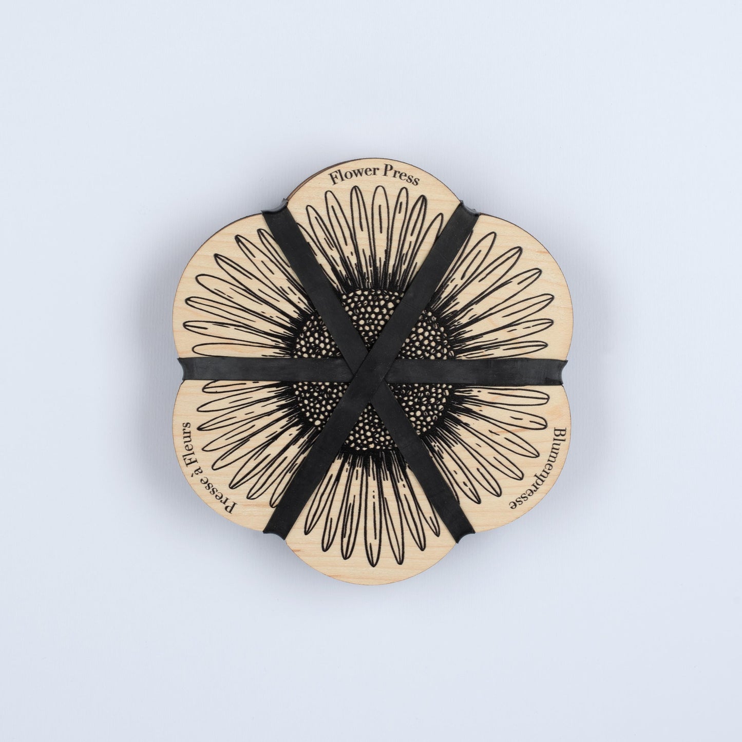 Flower Shaped Press - Daisy Line Drawing