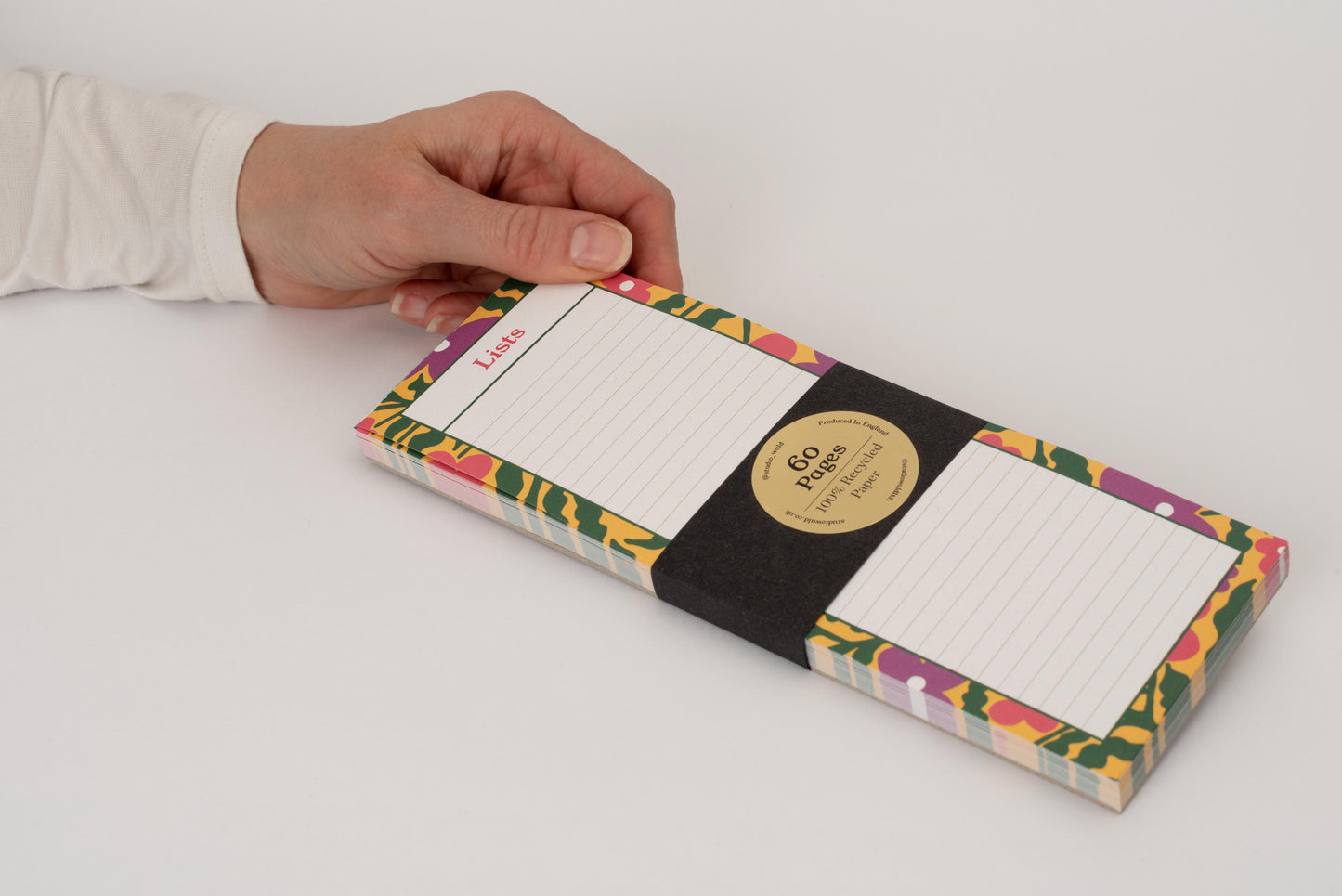 Lists Pad - Blumen - Smock