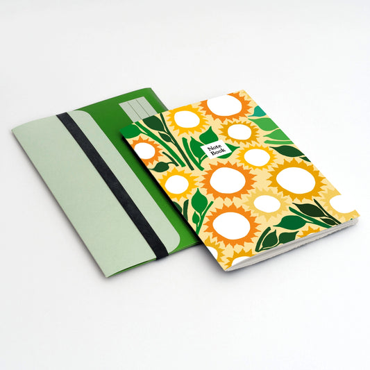 A5 Notebook + Folder - Sunflower Colour