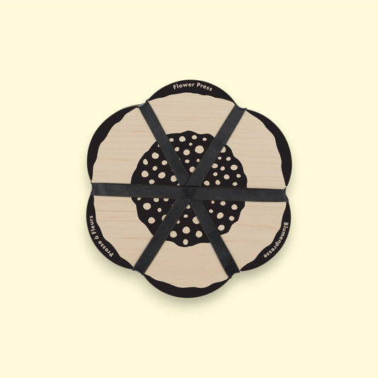Flower Shaped Press - Dotted Silhouette