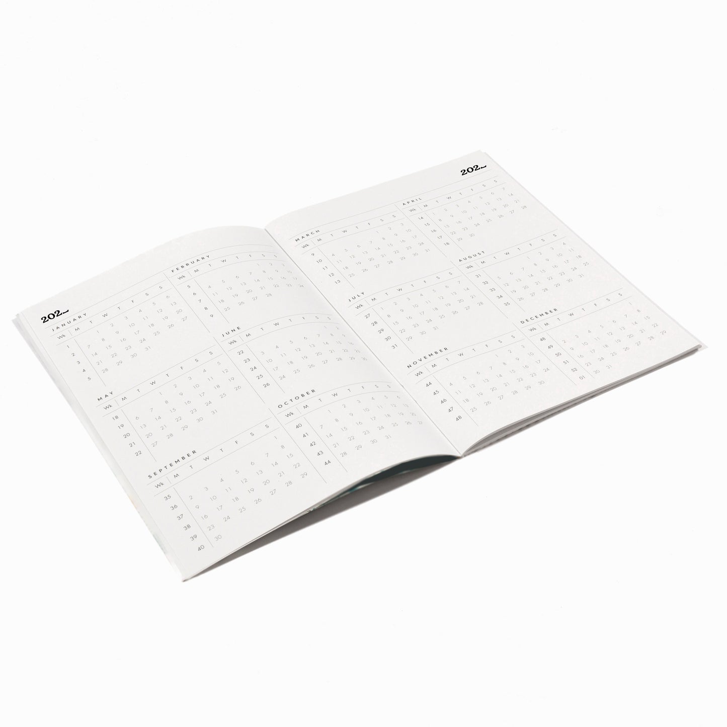 2026 A5 Diary + Folder - Vine Black