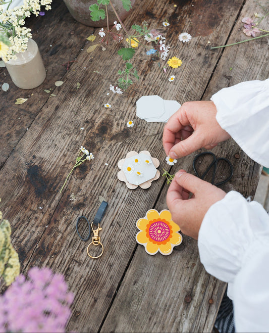 Keyring Flower Press - O&P 1