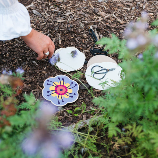 Flower Shaped Press - Cornflower Blue