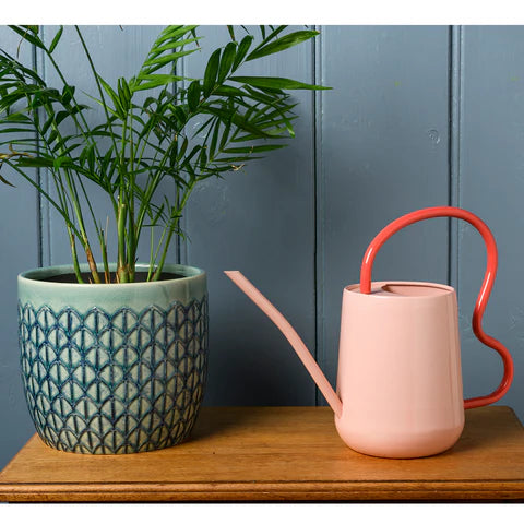 Blush Scalloped Indoor Watering Can