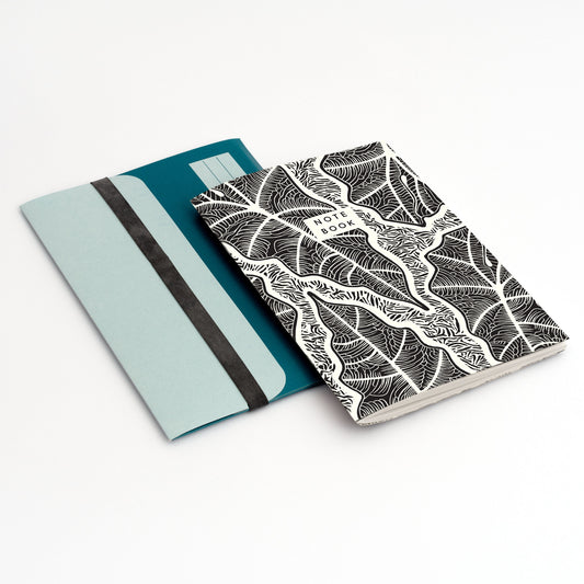 A5 Notebook + Folder - Alocasia