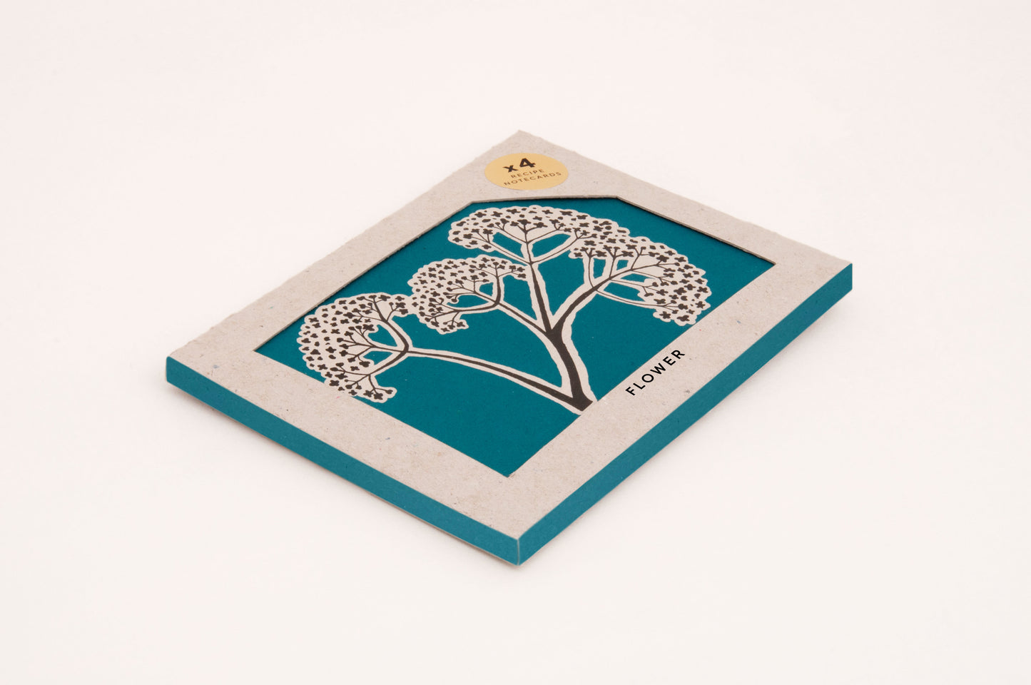 Recipe Notecard Pack (x4) - Flower