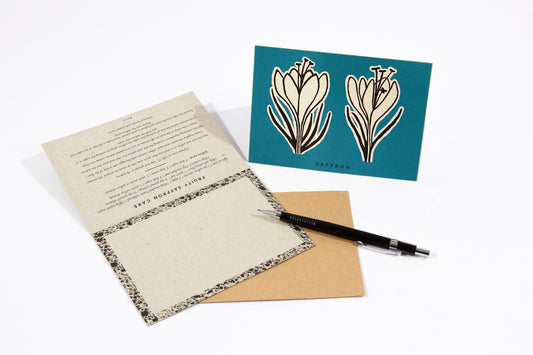 Recipe Notecard Pack (x4) - Flower