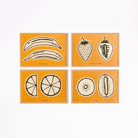 Recipe Notecard Pack (x4) - Fruit