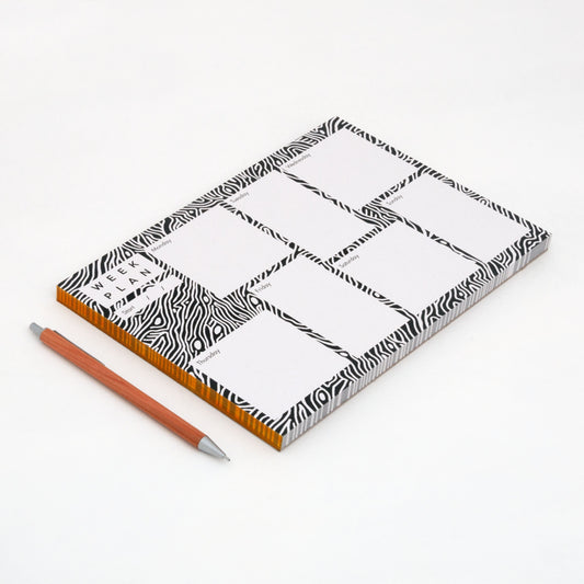 A5 Week Planner - Black & White