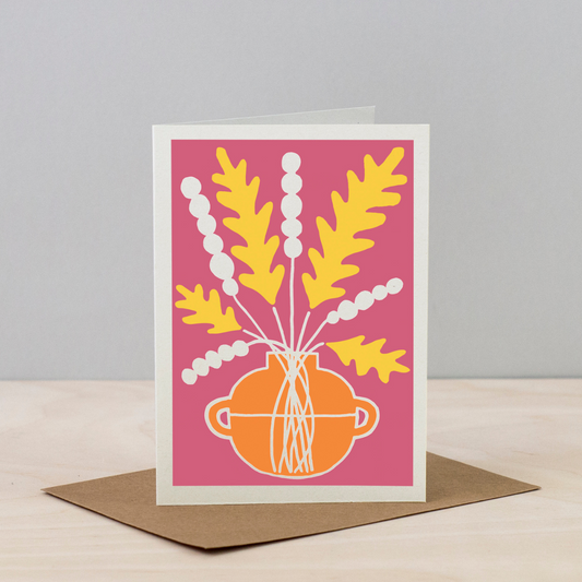 All Occasions Greetings Card - Leaf