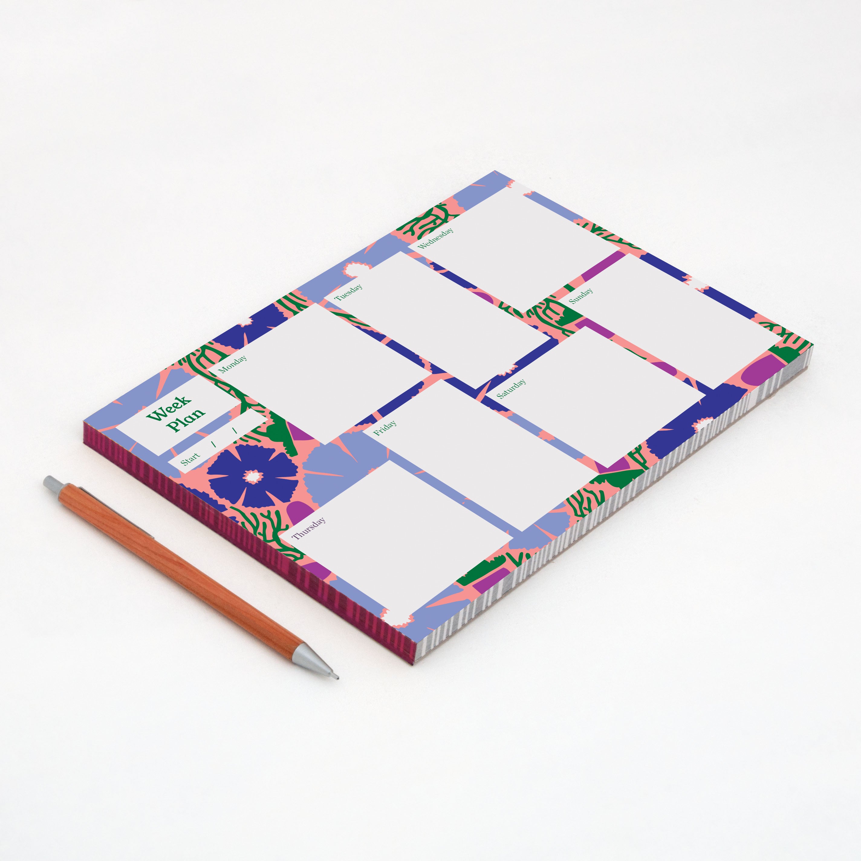 A5 Week Planner - Blumen