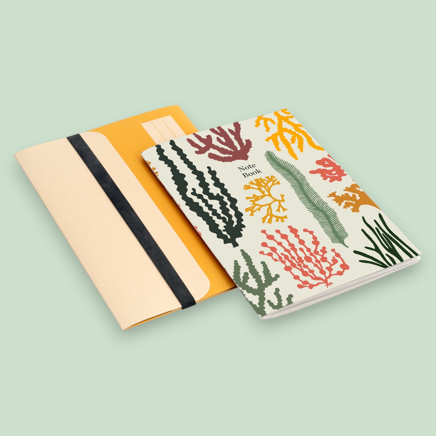 A5 Notebook + Folder - Seaweed