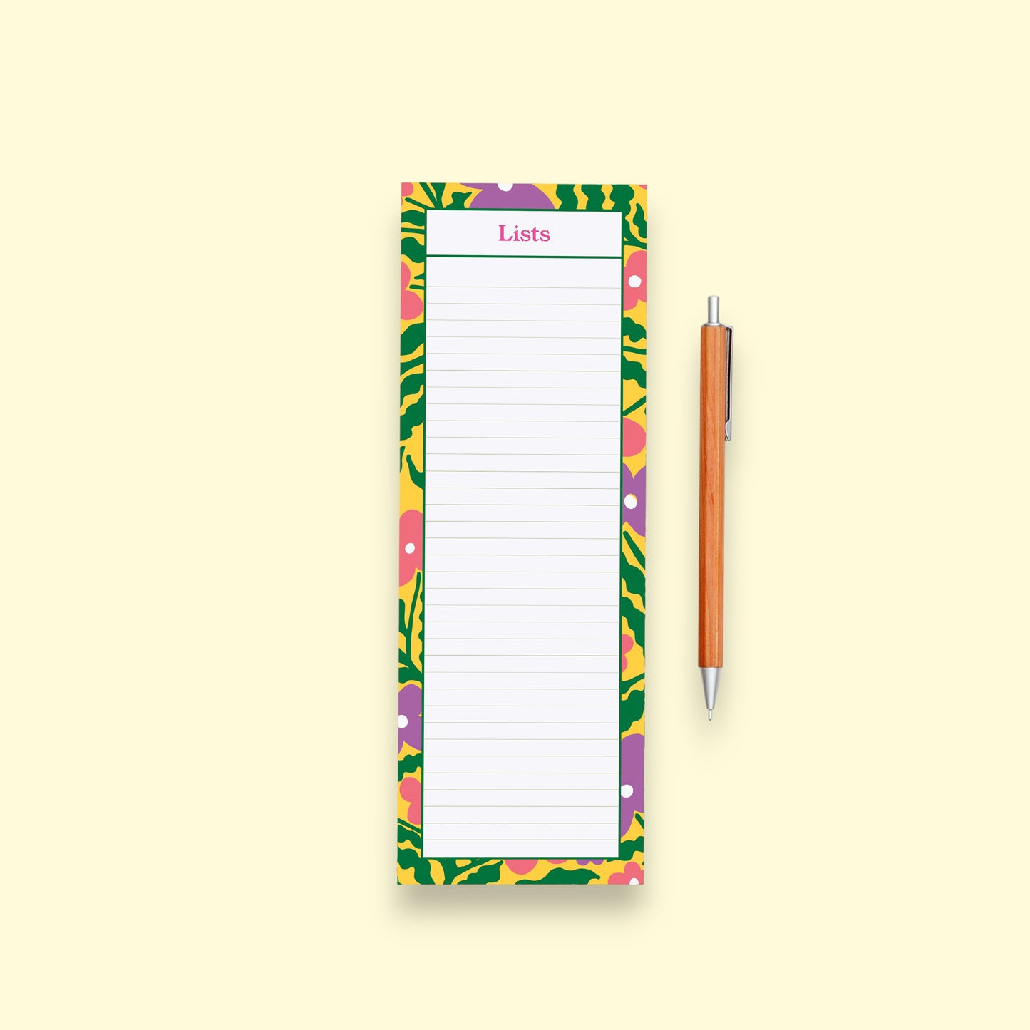 Lists Pad - Blumen - Smock