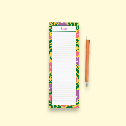 Lists Pad - Blumen - Smock