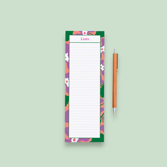 Lists Pad - Blumen - Pansy