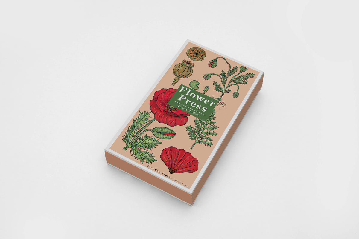 SECONDS Large Flower Press - Vintage Poppy