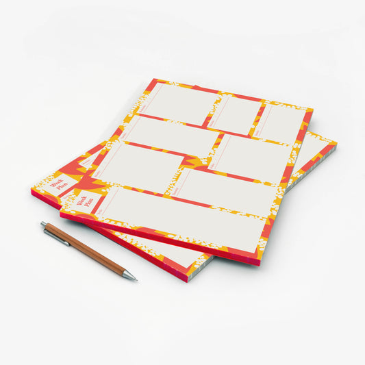 A4 Week Planner - Blumen