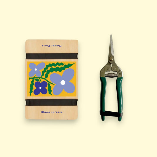 Botanical Gift Set: Smock Pocket Press & Precision Garden Snips 08