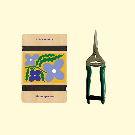 Botanical Gift Set: Mini Flower Press & Precision Garden Snips 08