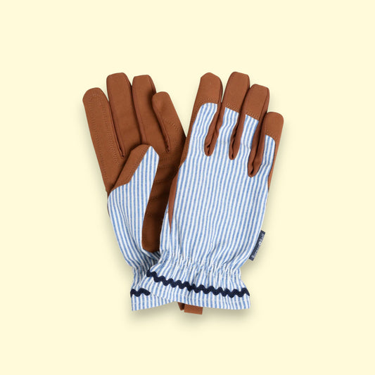 Gardening Gloves - Blue Stripe