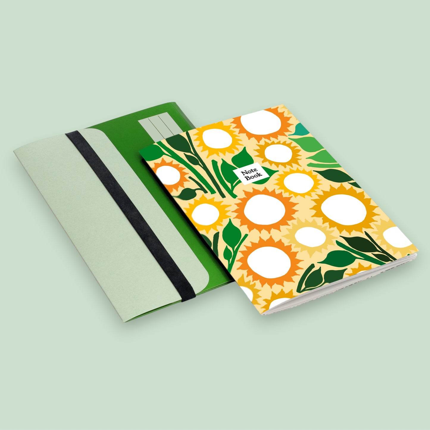 A5 Notebook + Folder - Sunflower Colour