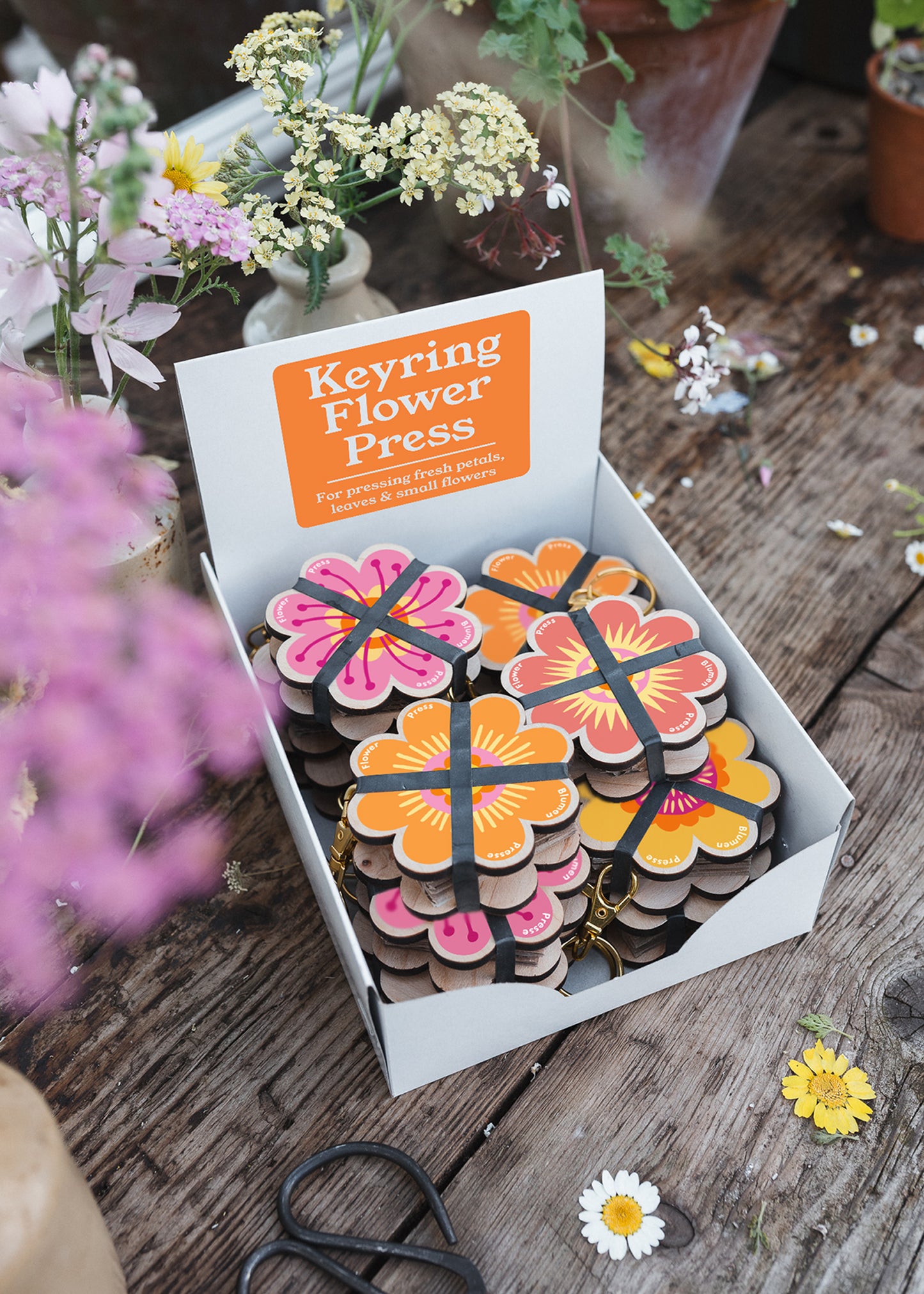 Keyring Flower Press - O&P 4