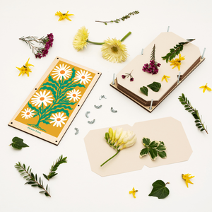 Extra Large Flower Press with Daisy Design by Studio Wald