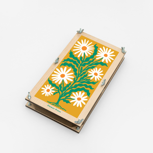 Extra Large Flower Press with Daisy Design by Studio Wald