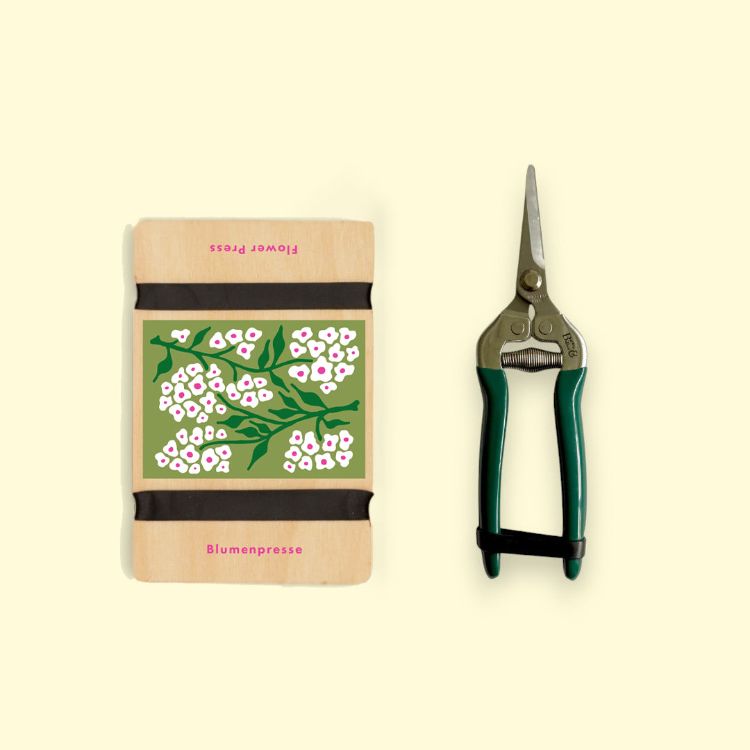Botanical Gift Set: Pocket Press & Precision Garden Snips 11