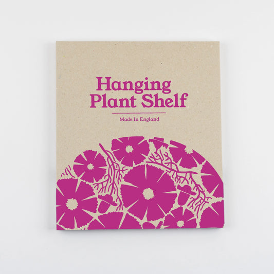 Hanging Plant Shelf - Cosmos Fuchsia
