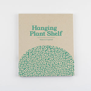 Hanging Plant Shelf - Forget Me Not Green