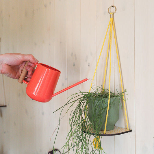 Coral Pink Indoor Watering Can
