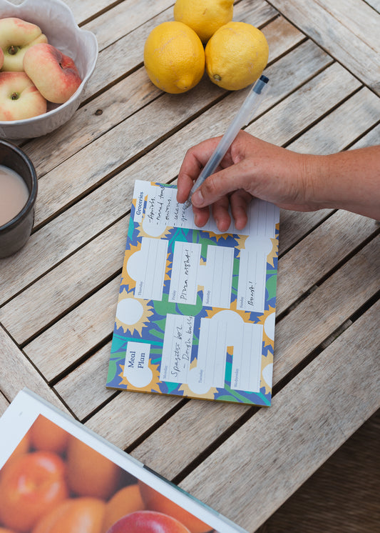 A5 Meal Planner - Blumen