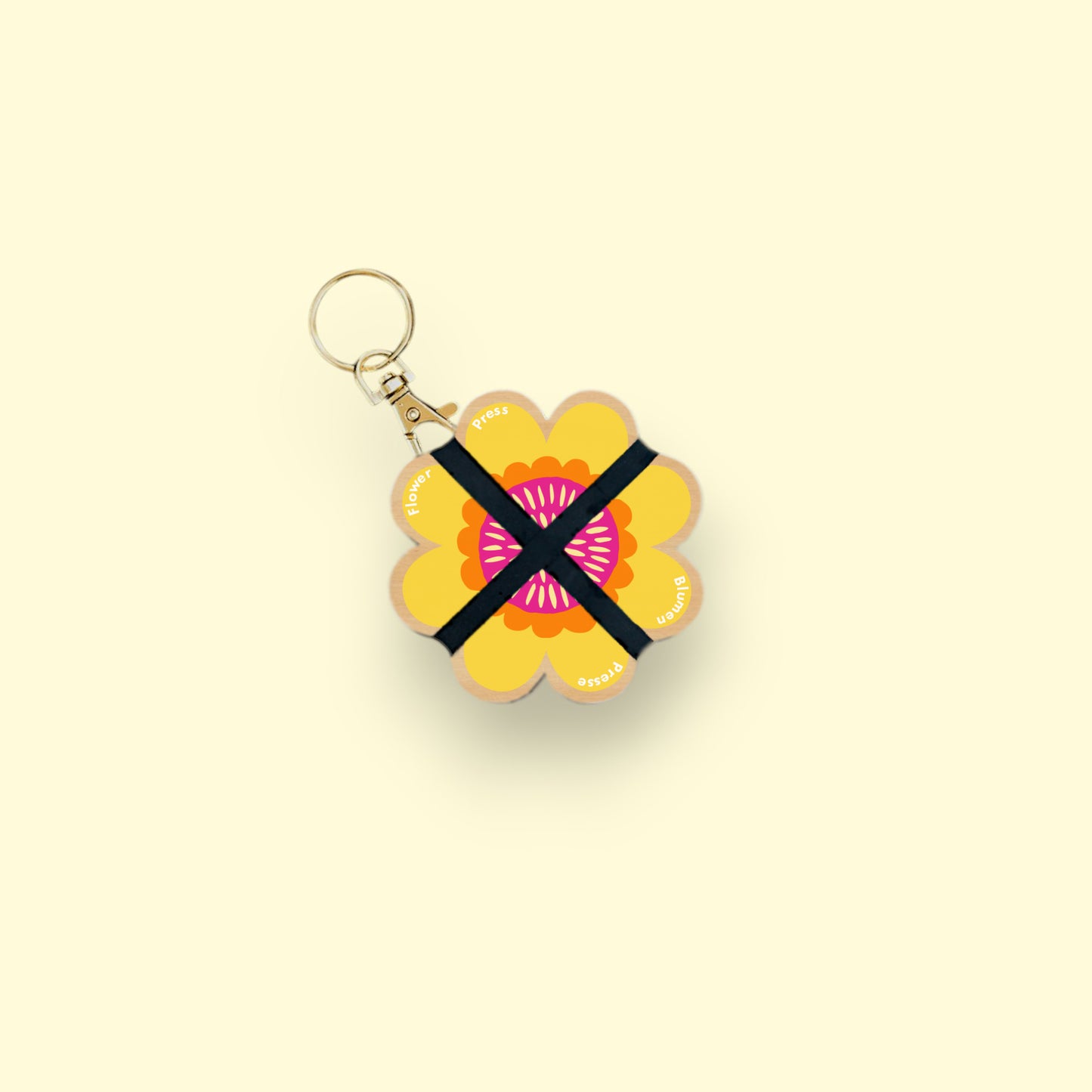 Keyring Flower Press - O&P 1