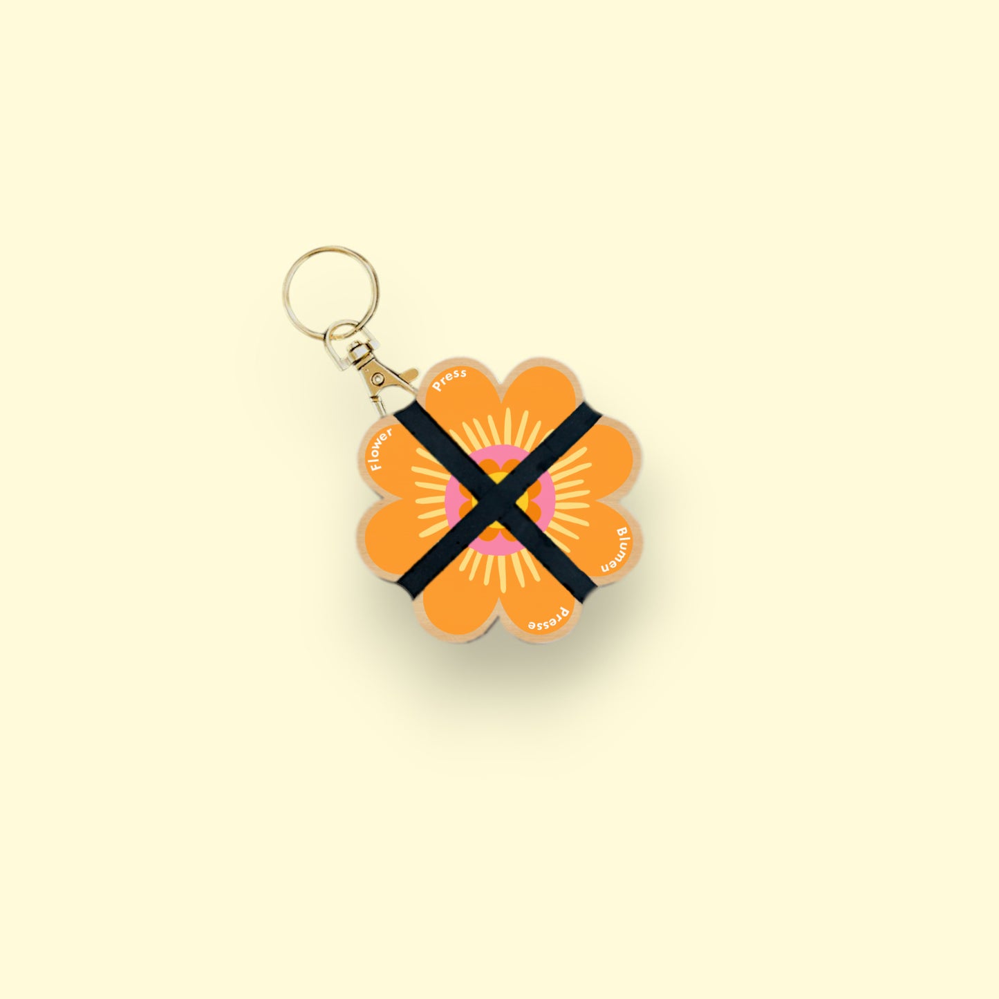 Keyring Flower Press - O&P 2