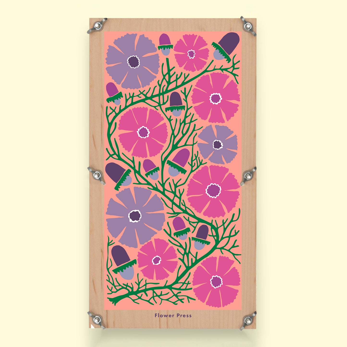 Large Flower Press - Cosmos Design